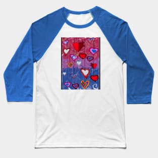 Hearts full of love Baseball T-Shirt